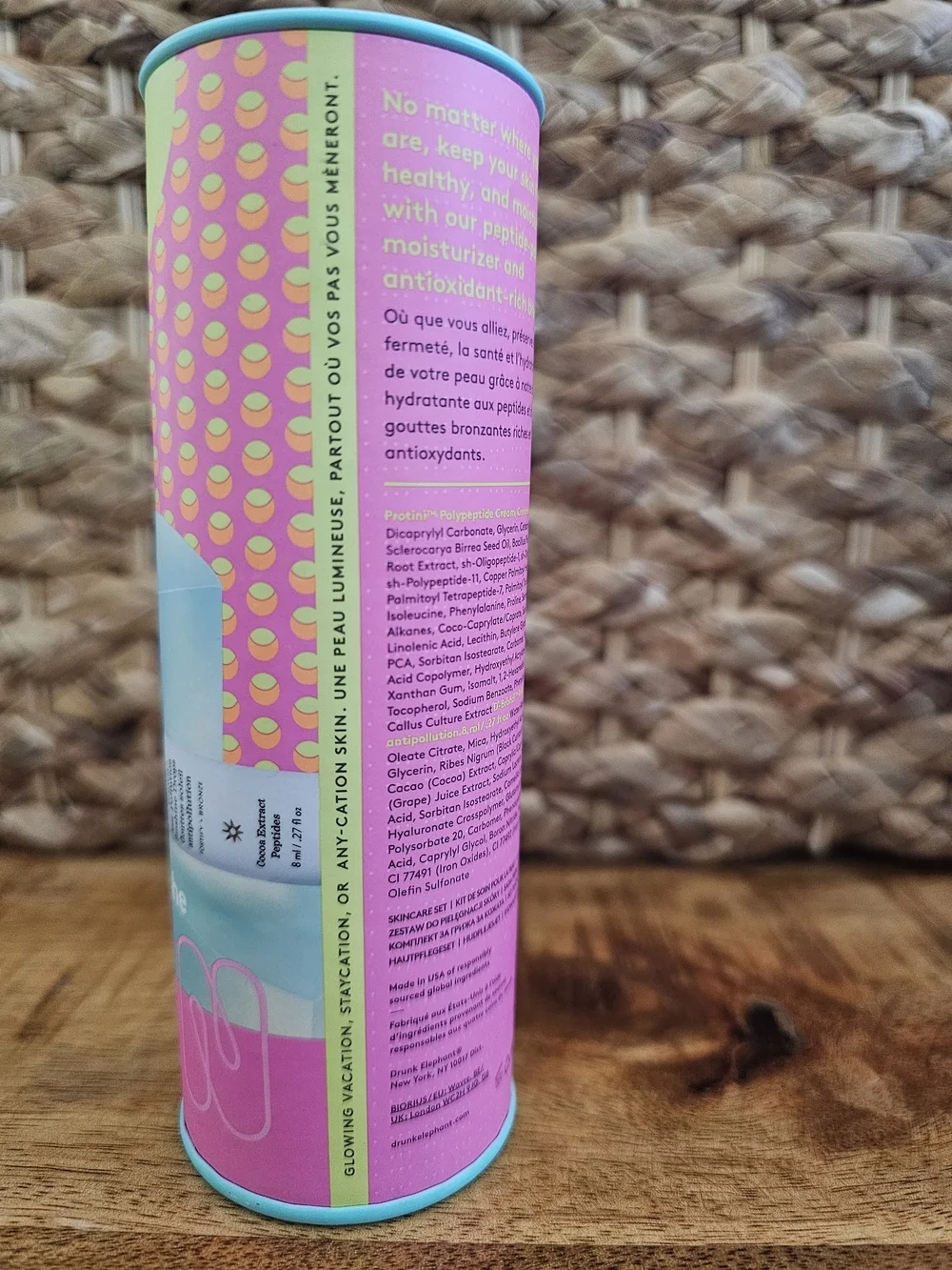New Drunk Elephant A Day In The Sun D-Bronzi Drops & Protini Cream Travel Set